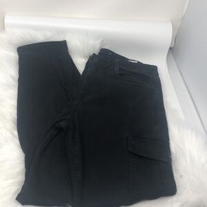 Vince SKINNY Cargo Pants Women’s Size 31 Distress Black DV2872945 Made In USA